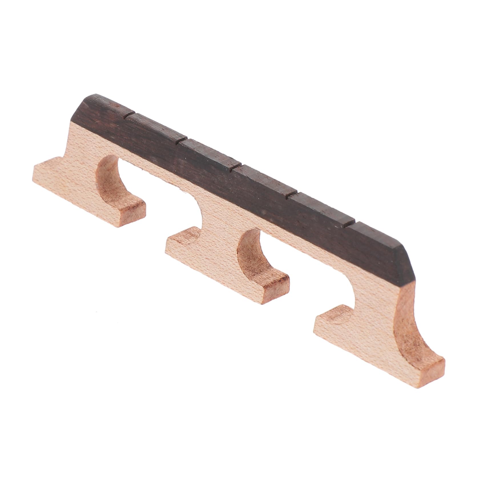 VANZACK 1Pc String Banjo Replacement Bridge Premium Rosewood Maple Saddle Bridge for Enhanced Acoustic Performance Easy Installation Durable Banjo Supply Musicians