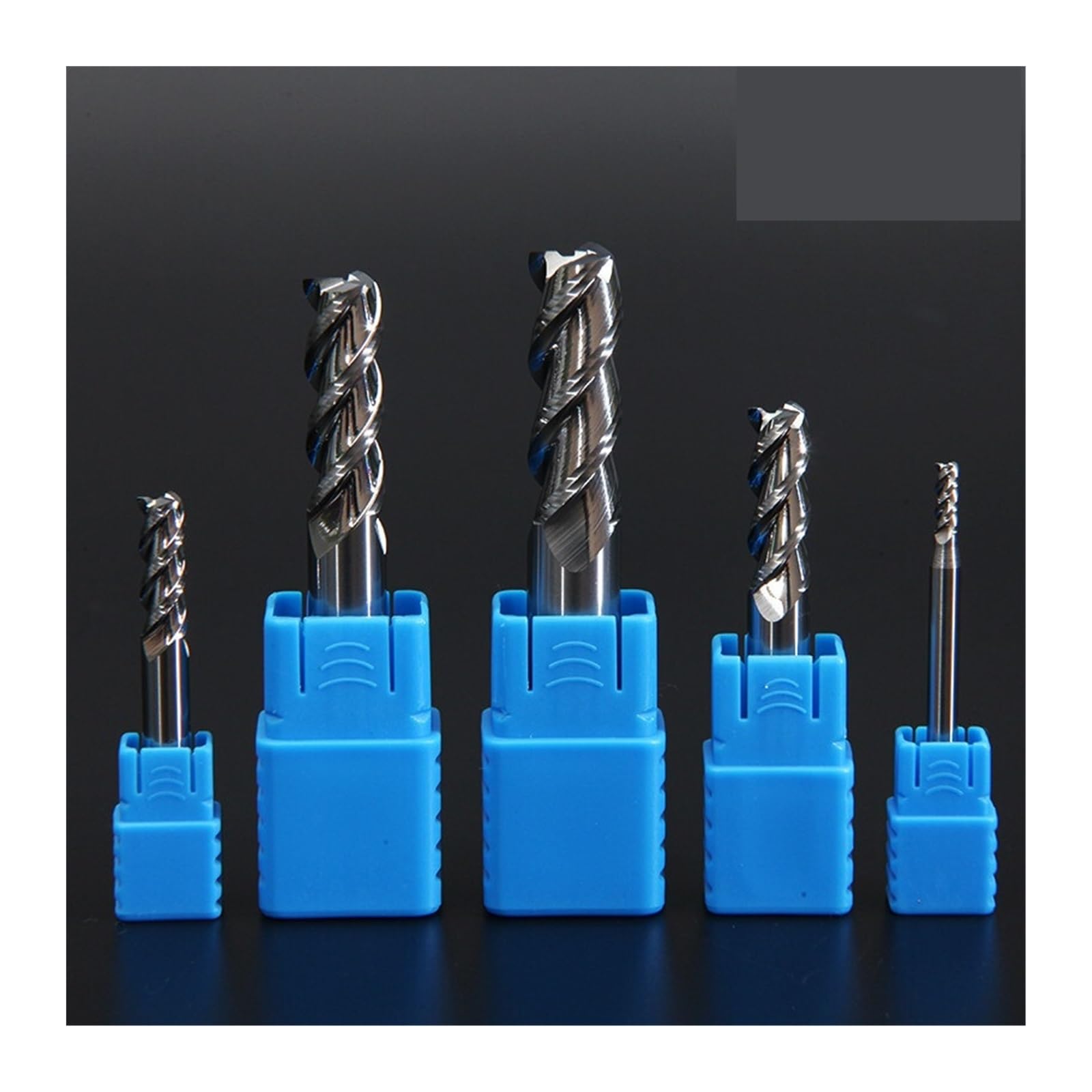 1 Uds. Fresas cortadoras de madera cobre aluminio HRC50 3 herramientas Cnc flauta fresadora extremo 4mm 6mm 8mm 10mm 12mm 14mm 16mm(16x16Dx100L)