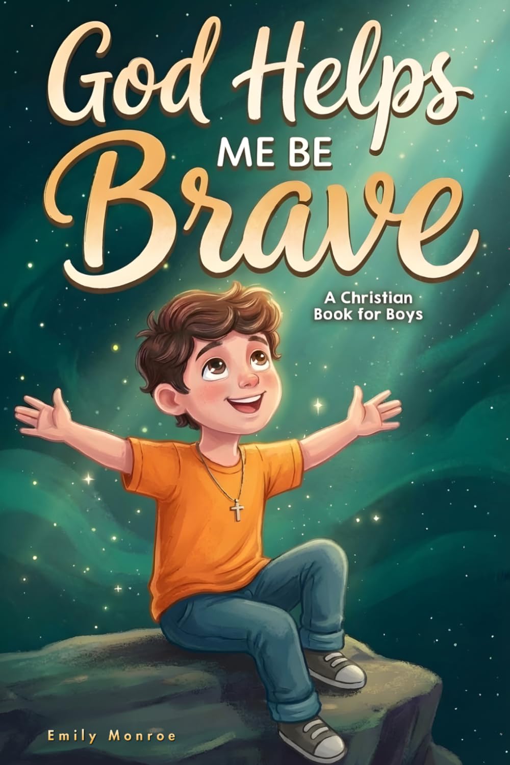 God Helps Me Be Brave - A Christian Book for Boys: Inspiring Stories with Bible Verses and Lessons About Courage, Confidence, and Kindness (Christian Story Books for Kids)