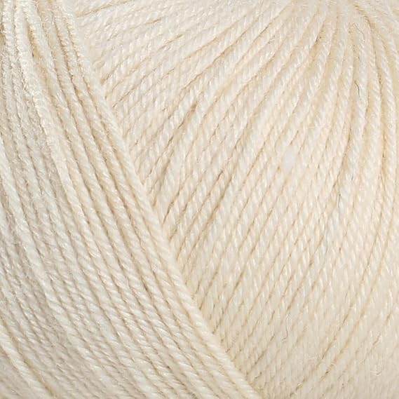 5 Pack - Gazzal Baby Wool 1.76 Oz (50g) / 191 Yards (175m) Fine Baby Yarn, 40% Lana Merino, 20% Cashmere Type Polyamide; (Beige - 829)