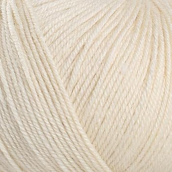 5 Pack - Gazzal Baby Wool 1.76 Oz (50g) / 191 Yards (175m) Fine Baby Yarn, 40% Lana Merino, 20% Cashmere Type Polyamide; (Beige - 829)