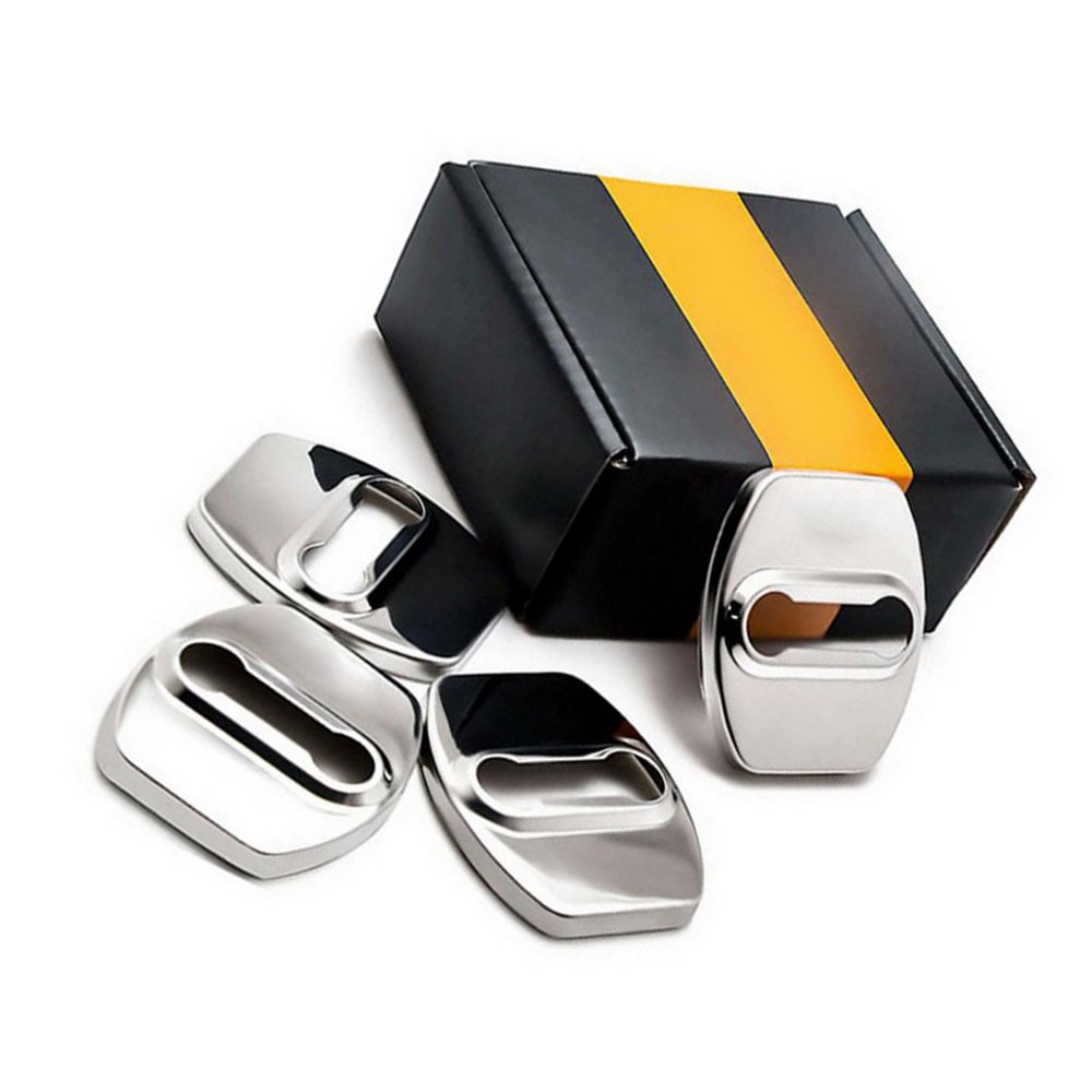 Porte De Voiture Serrure De Protection Cas De Décoration De Cas pour H/yundai M/ISTRA E/lantra S/onata Neuf Porte De Serrure Couverture en Acier Inoxydable
