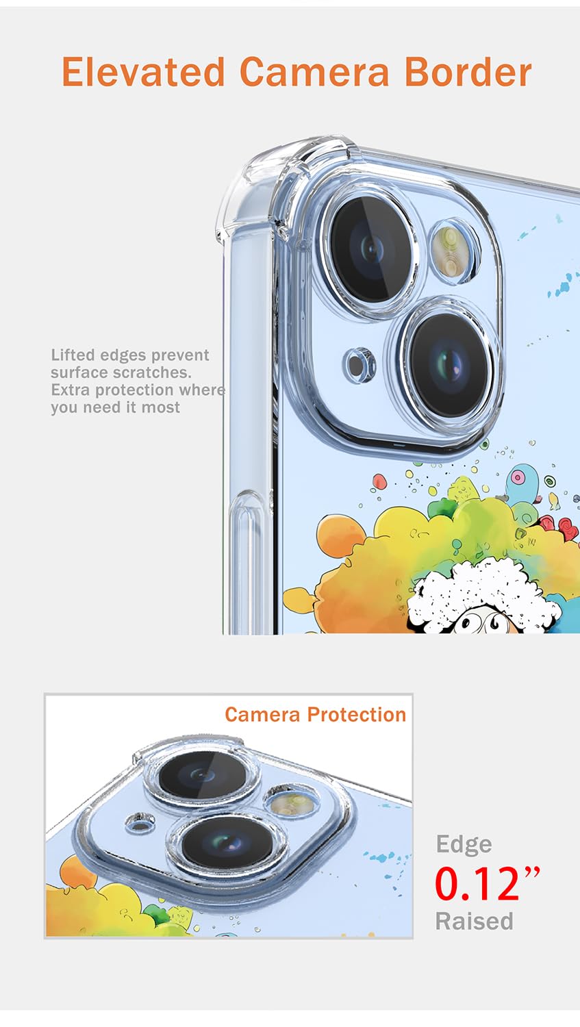 ISOI - Cover compatibile con Vivo V29 5G Custodia, con Paraurti Airbag Antiurto Protezione Completa, Case Protettiva in Silicone TPU Ultrasottile e Morbido - Trasparente