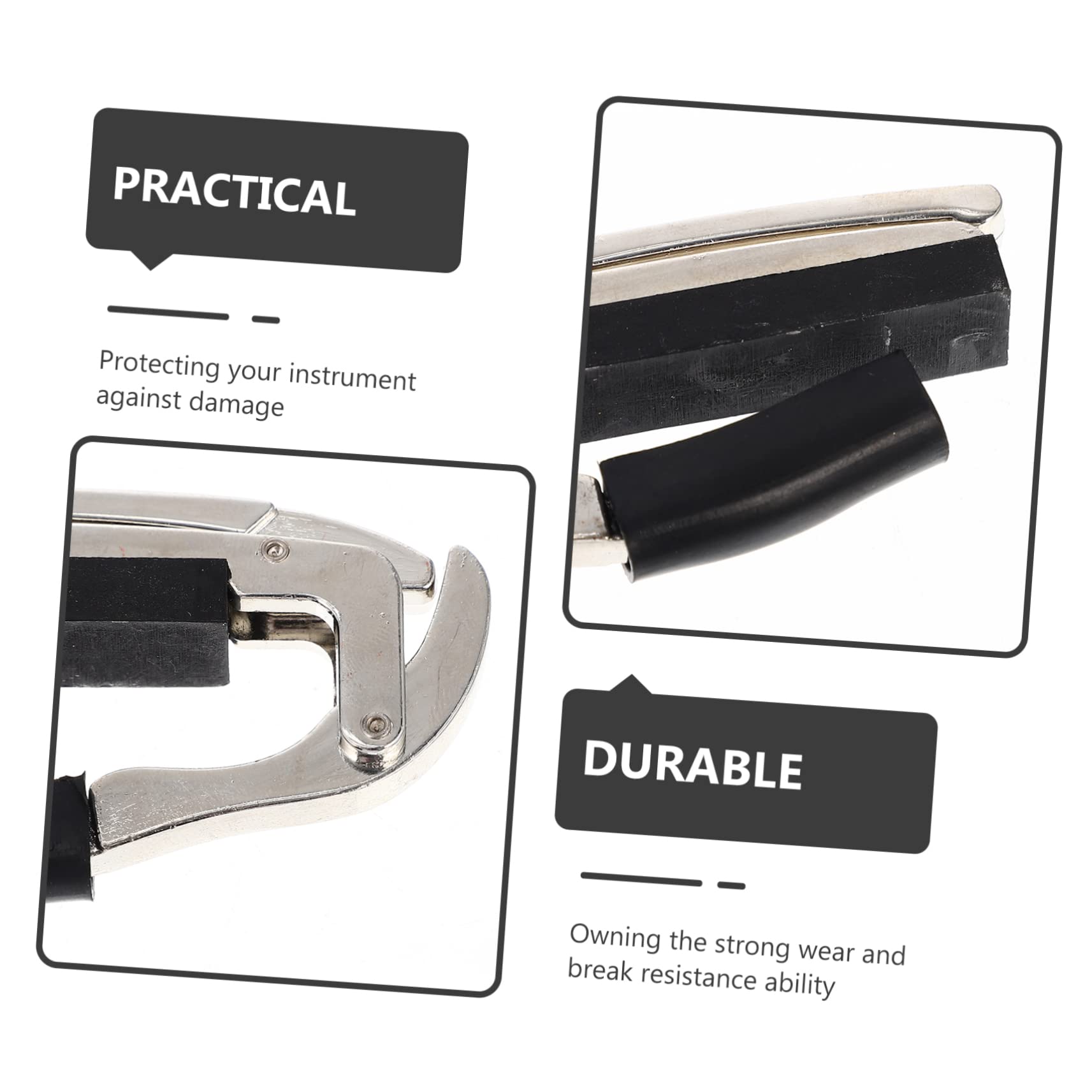 ifundom 4piezas Capo De Guitarra Portátil De Metal Clip Para Instrumentos De Cuerda Compatible Guitarra y Eléctrica