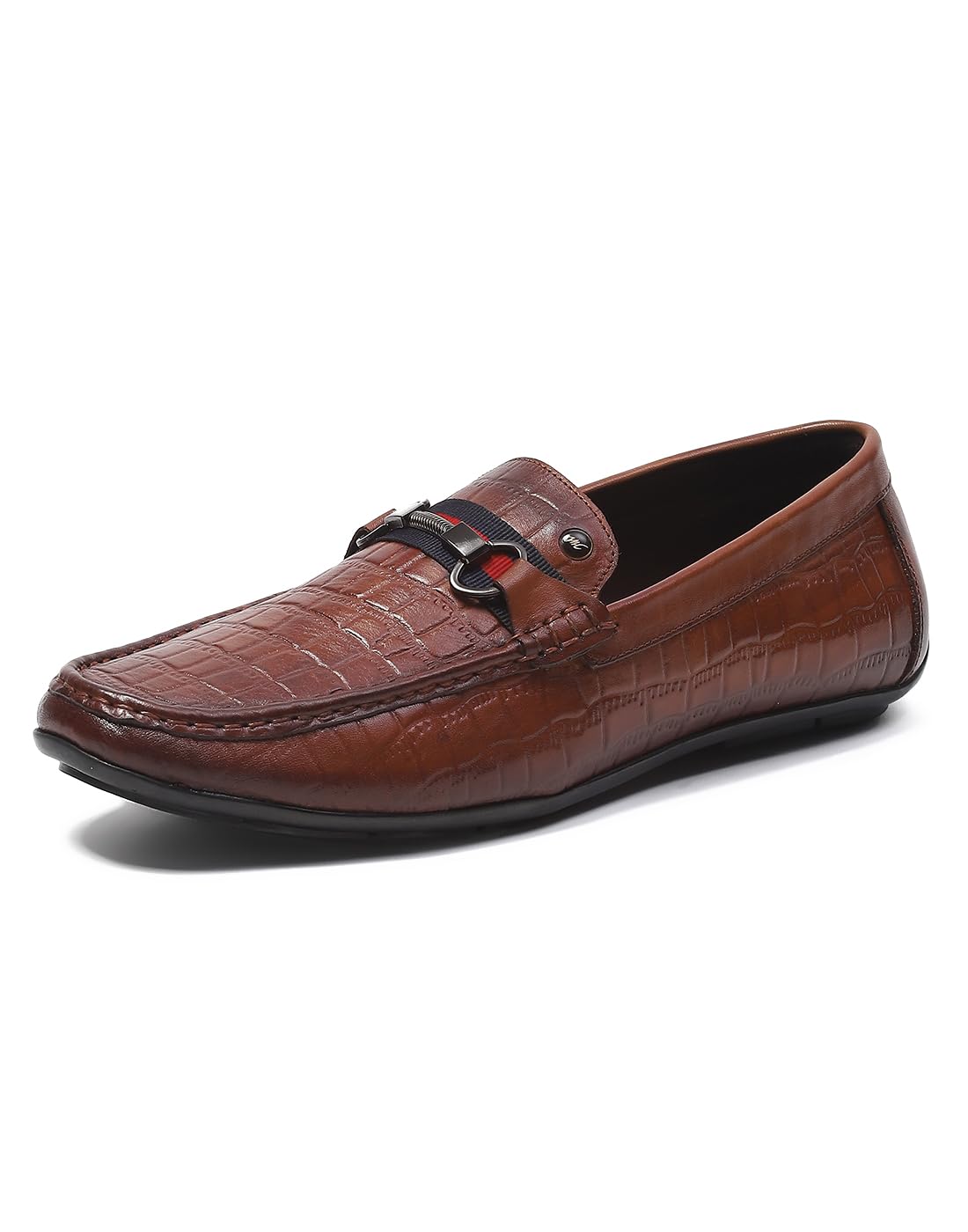 Monte Carlo Mens Tan Solid Slip on Genuine Leather Loafers (201820FW-1-9) (B0CTR2BD53) Amazon Price History, Amazon Price Tracker