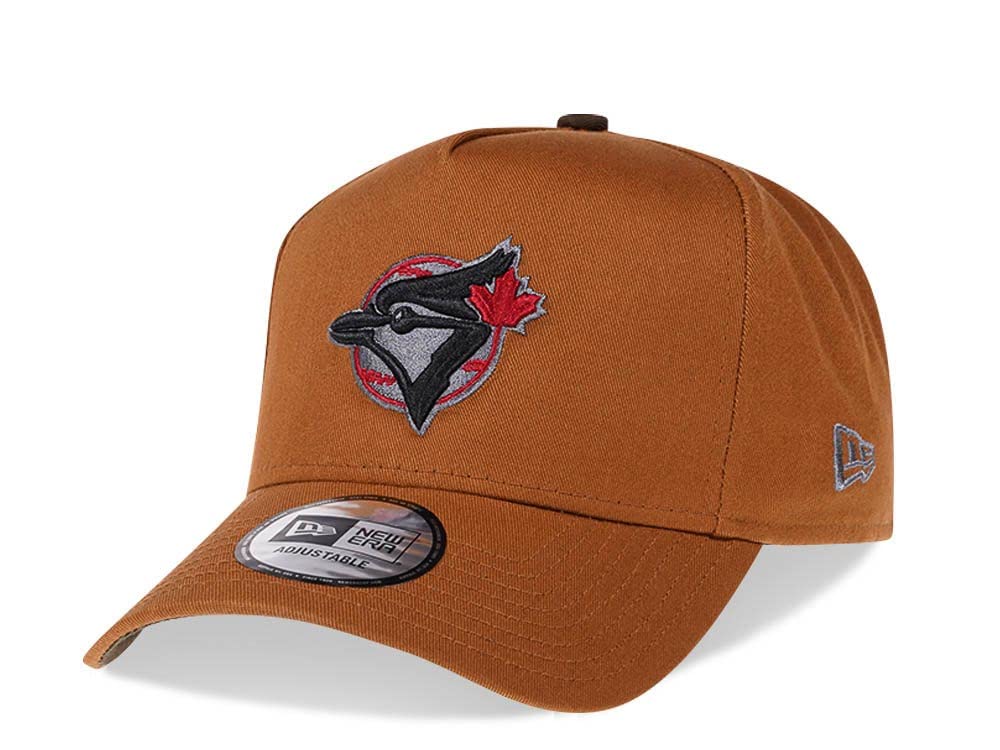 New Era Toronto Blue Jays Whiskey Prime Edition A Frame Snapback Cap, Whiskey, One Size