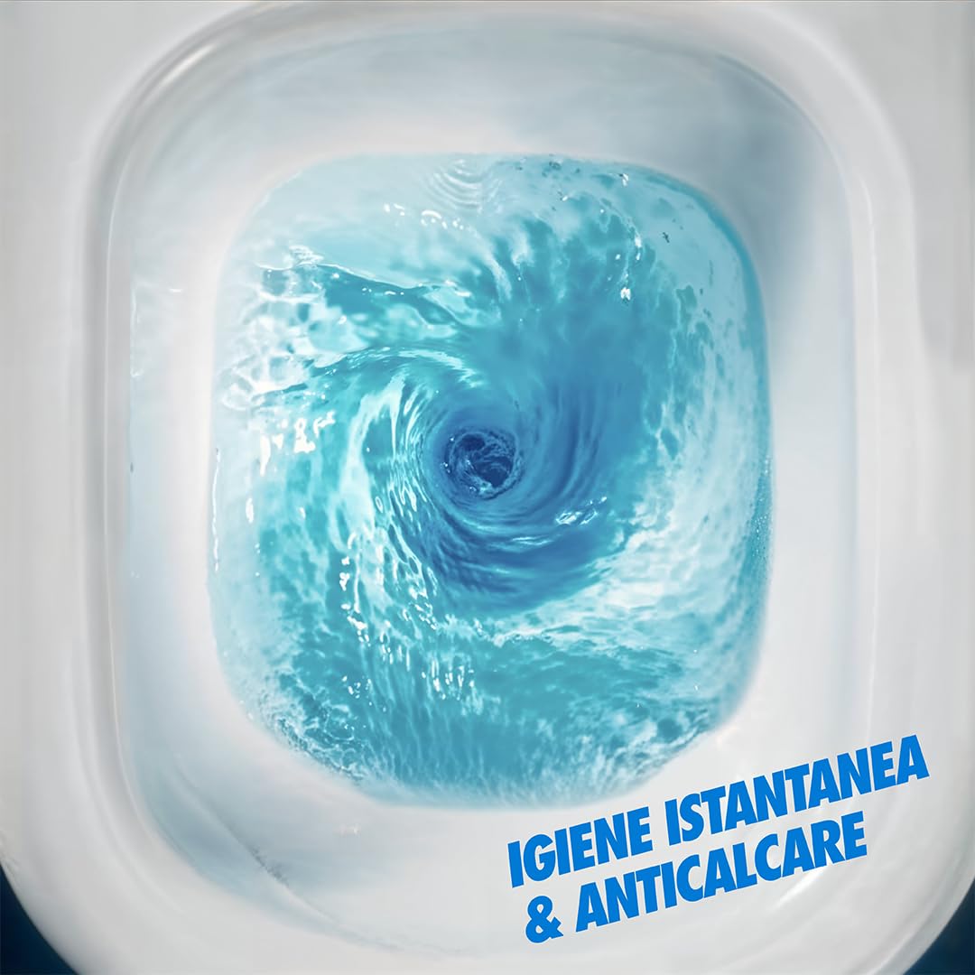 Wc Net - Brilliant Gel Salty Breeze, Detergente Liquido per Wc, Formula Brillante con Cristalli Minerali, Igiene Profonda, Azione Anticalcare, Profumo Fresco, 700 ml