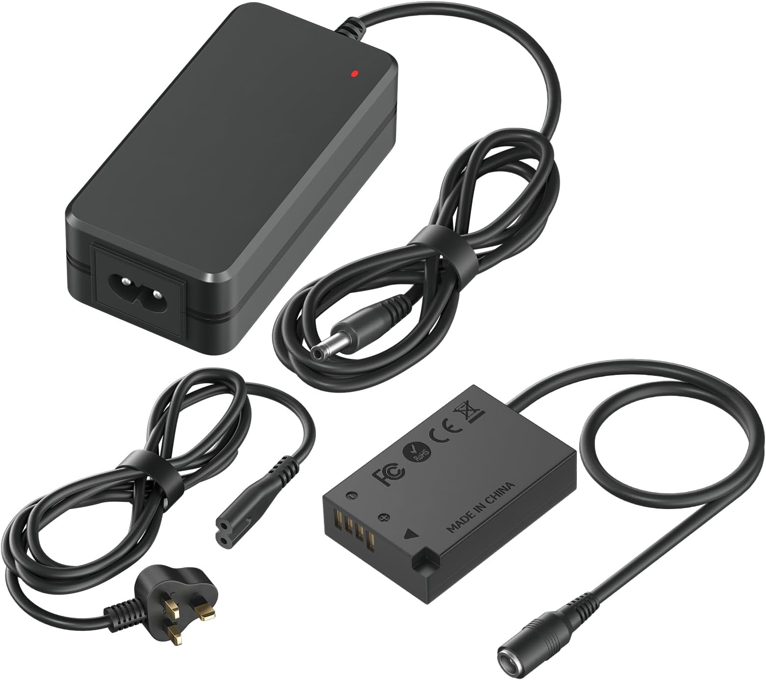 – CITYORK DR-E17 Camera Power Supply LP-E17 Dummy Battery UK Plug AC Power Adapter Kit for Canon EOS Rebel SL2 SL3 T6i T6S T7i T8i 200D 200D II 250D 750D 760D 800D 77D 8000D Kiss X8i X9i X10 Cameras