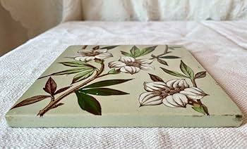 イギリス製 タイルトレイ アンティーク ヴィクトリアンスタイル