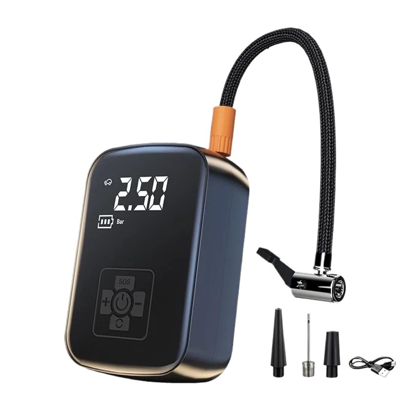 Compressore Aria Portatile Pompa Di Gonfiaggio Pneumatici Portatile Senza Fili Elettrica 12V 150PSI Compressore D'aria Palla Pneumatico 'automobile Bicicletta Del Motociclo Compressori portatili