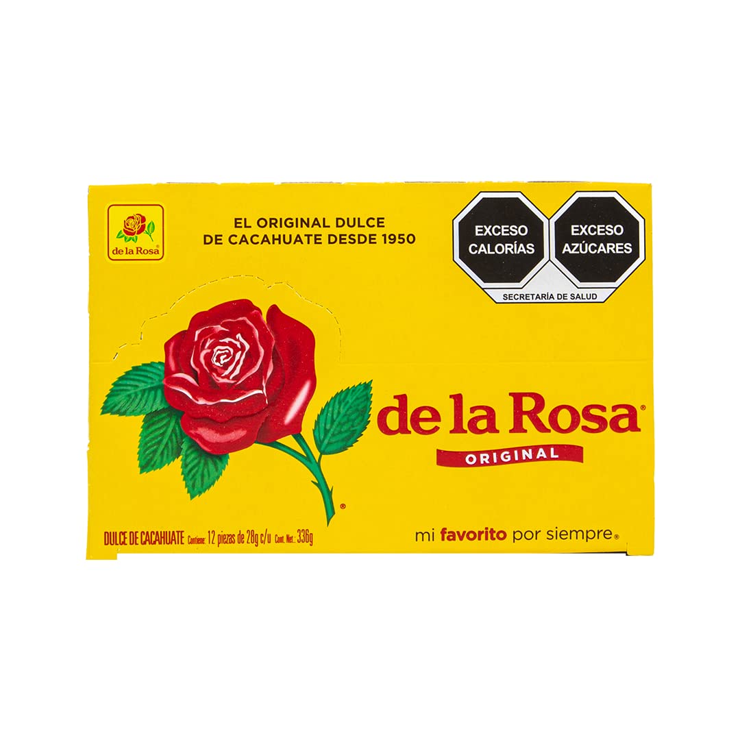 De la Rosa Mazapán 12 piezas 28 grs