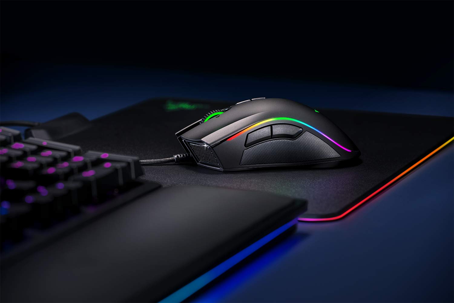 Razer Mamba Elite Mouse da gioco cablato Nero