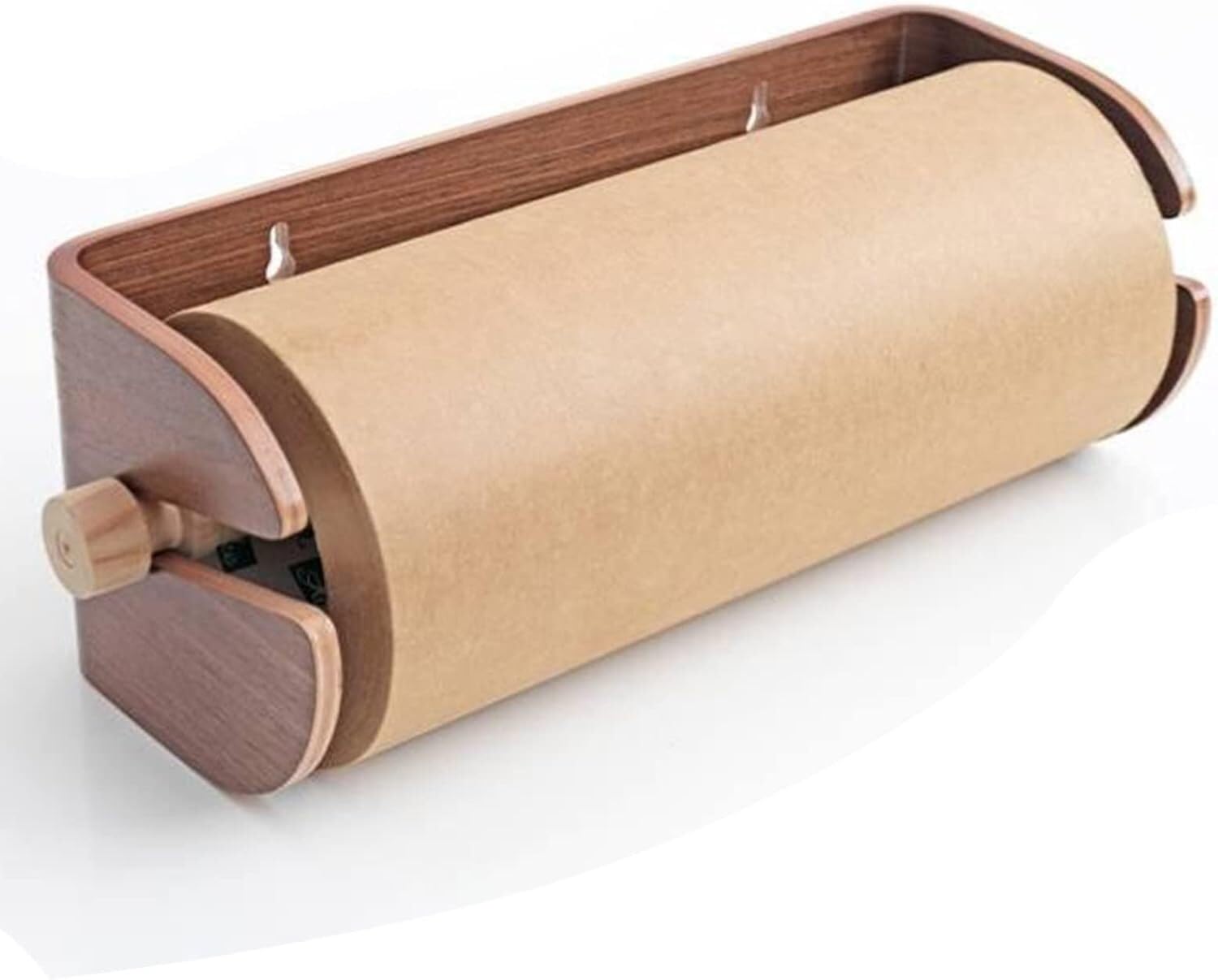 HTTGDGDH Bulletin Board Paper Wall Mounted Kraft Paper Roll Holder, 30Cm Wide Kraft Paper Scroll Display Holder, For Painting/Grocery List/Menu For Craft Poster Art Paper Roll Chr,
