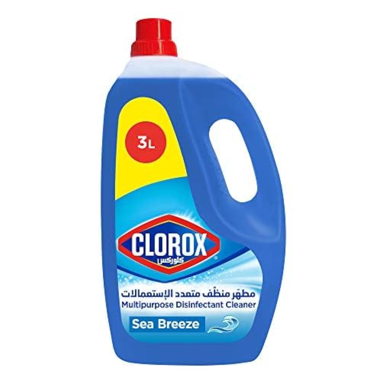 Clorox Sea Breeze Multi-Purpose Disinfectant Floor Cleaner, Kills 99.9% of Germs, 3L