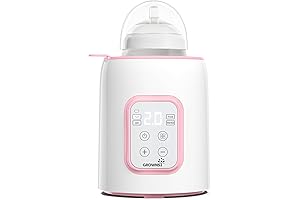 GROWNSY Pink Bottle Warmer: Swift and Convenient Milk Heating for Your Precious Little One