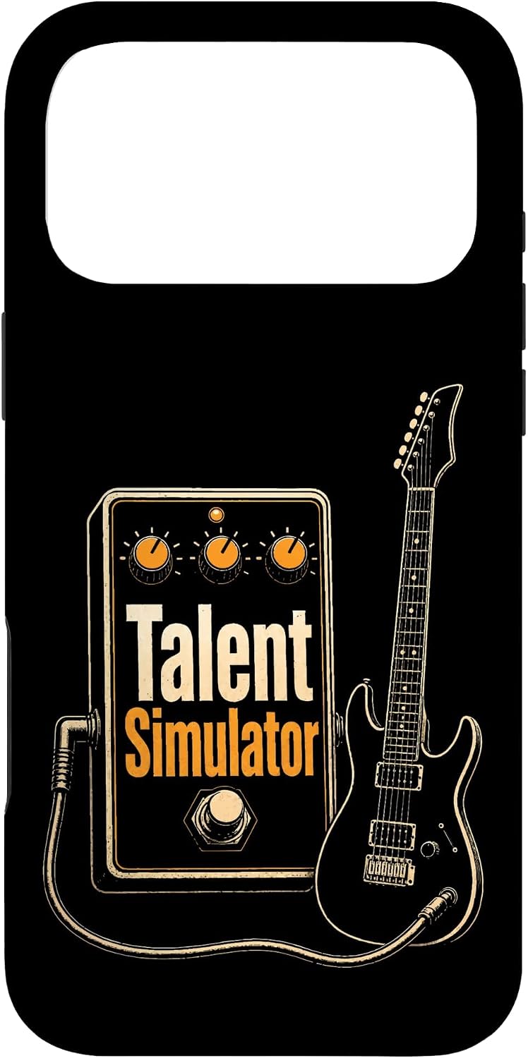 Guitar Talent Simulator Funny Guitarist Player Gift Case for iPhone 17 Pro Max