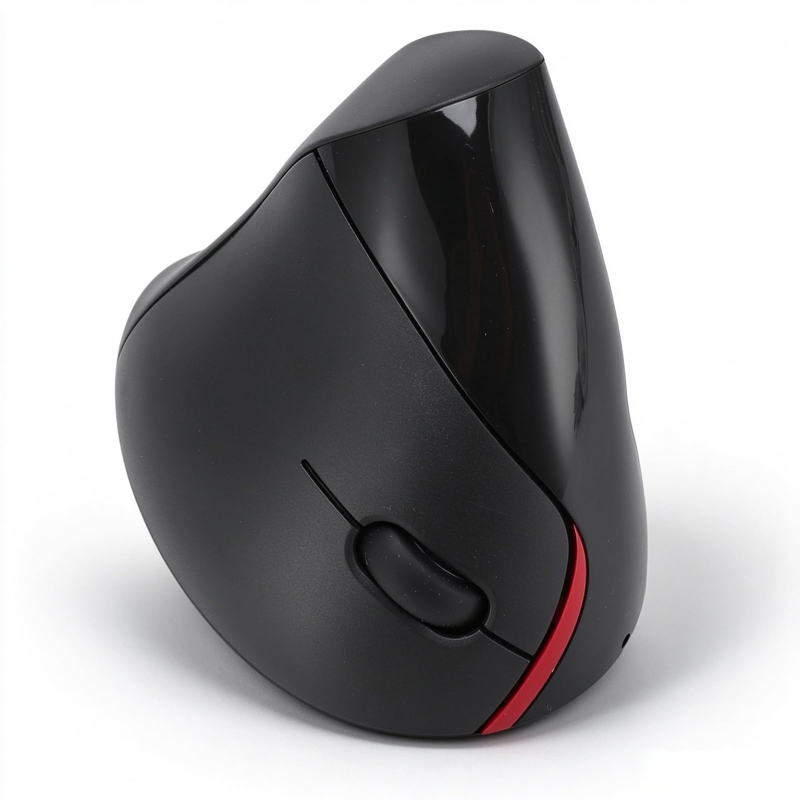 Annadue Souris sans Fil Ergonomique, Souris Verticale Rechargeable pour Main Droite avec Niveaux DPI Réglables pour Tablette PC Portable (Black)