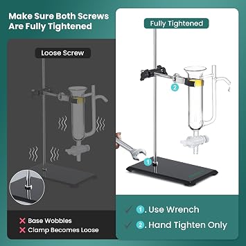 Mxmoonant Essential Oil Separator with Stand Kit 60ml for Hydrosol Maker