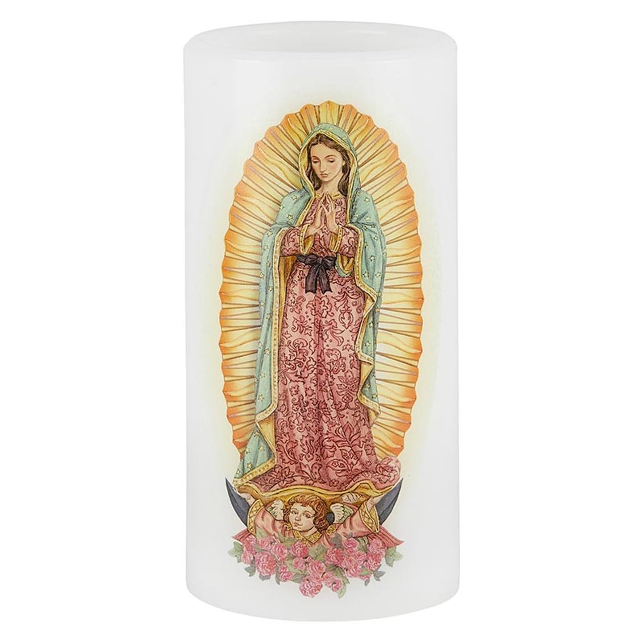 Our Lady of Guadalupe Flameless Candle