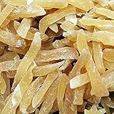 VERWENDUNG: Unsere kandierten Ingwer Stücke eignen sich perfekt zum Naschen für Zwischendurch. Aufgrund ihrer guten Haltbarkeit und ihres tollen Aromas sind sie der ideale Begleiter für Ausflüge und Reisen. Kandierter Ingwer ist eine vielfältig einsetzbare Zutat für Süßspeisen wie Pralinen, Konfitüren oder Gelees. Unser Tipp: Überzogen mit einer dünnen Schicht Zartbitter-Schokolade schmecken unsere Ingwer Stäbchen besonders lecker