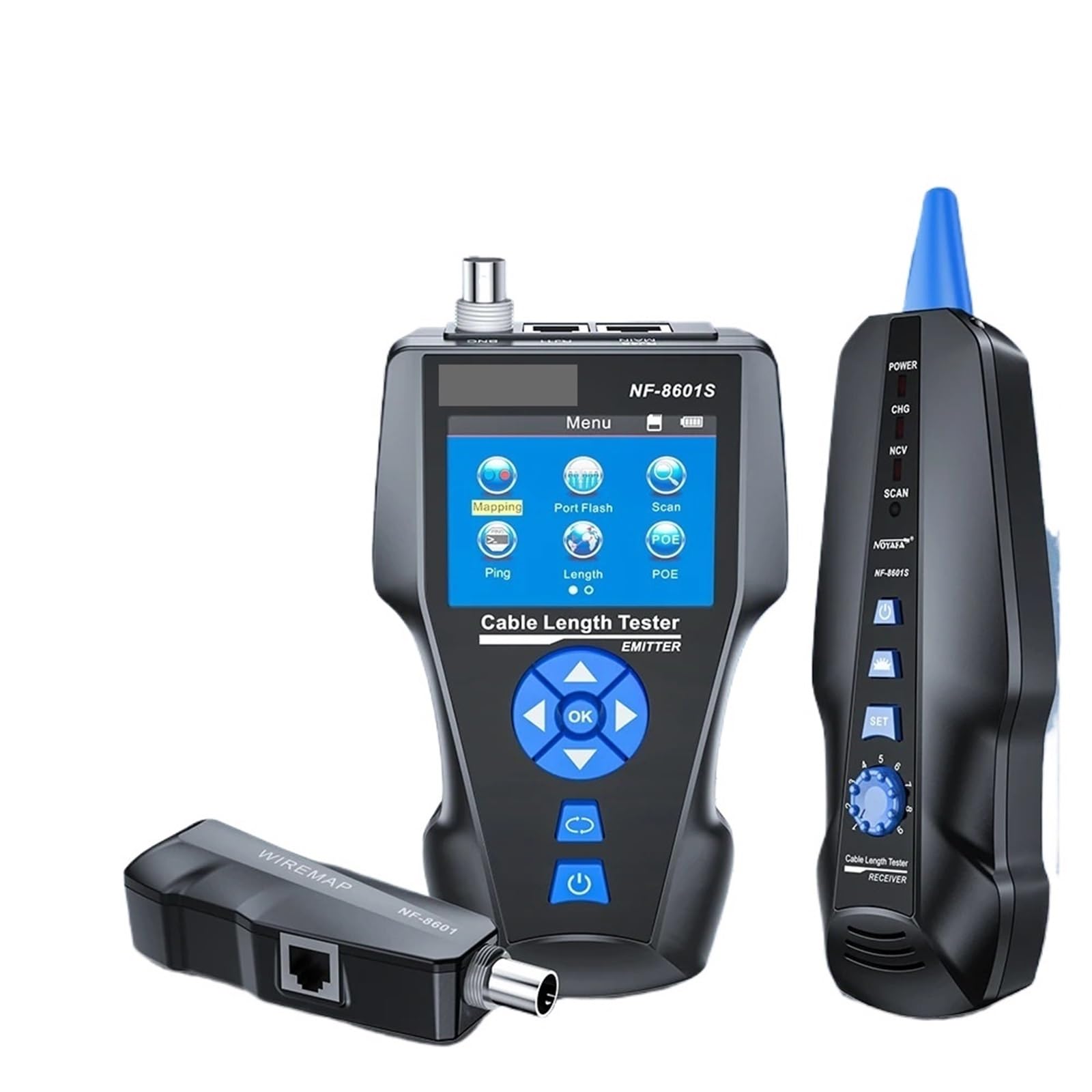 Mthckxjbsuz One Color Cable Tracker, Network Cable Tester Anti-Interference Tracker Ping Rj45 Rj11 Measure Length Tools