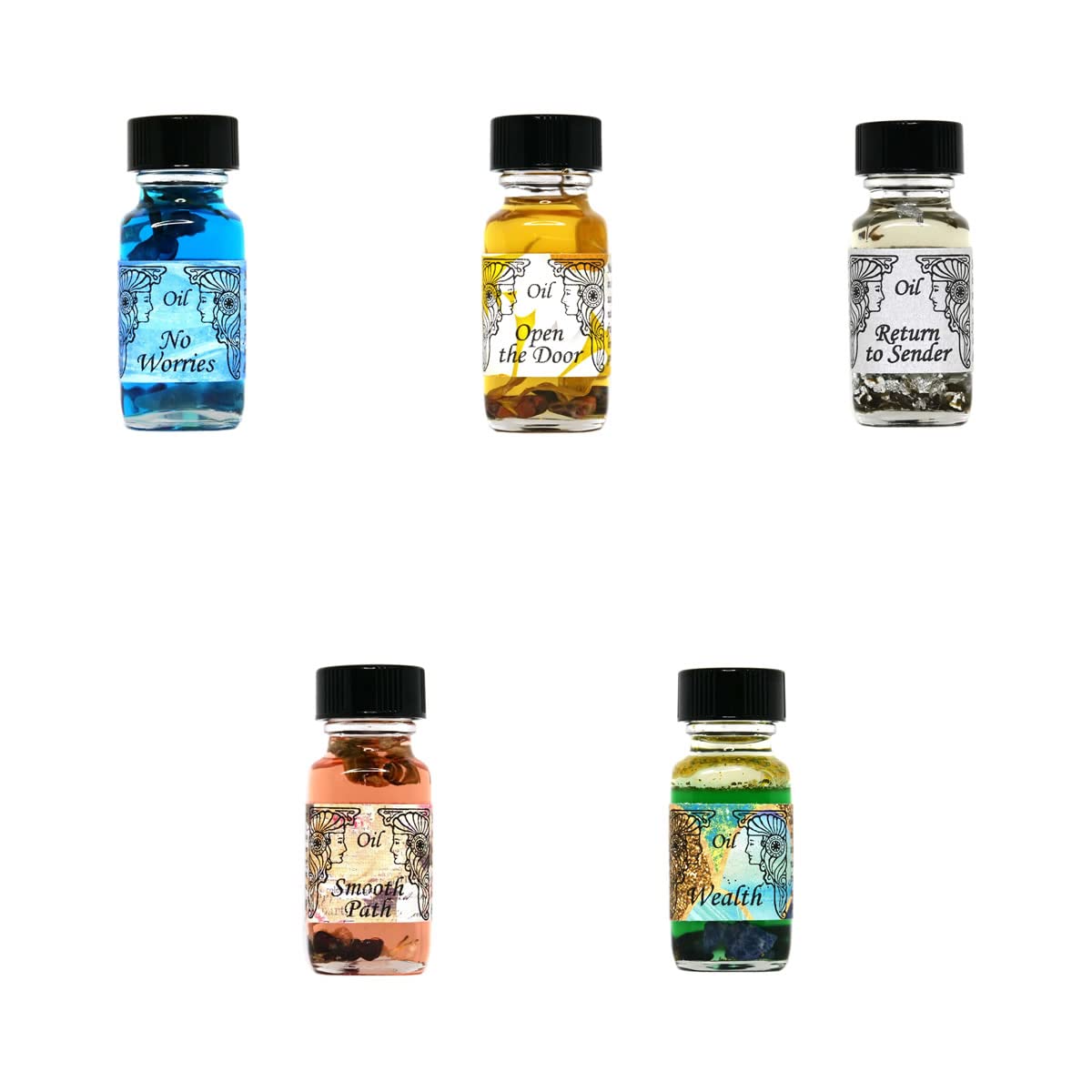 メモリーオイルまとめ売り⭐︎アファメーションシリーズ　5種 Amazon.co.jp: 小分けお試しセット（0.5ml×5）2022年アンシェント
