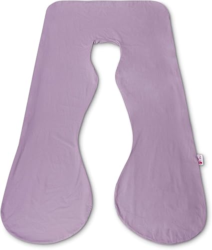 Meiz - Funda de almohada para embarazo, 59.8in, color morado