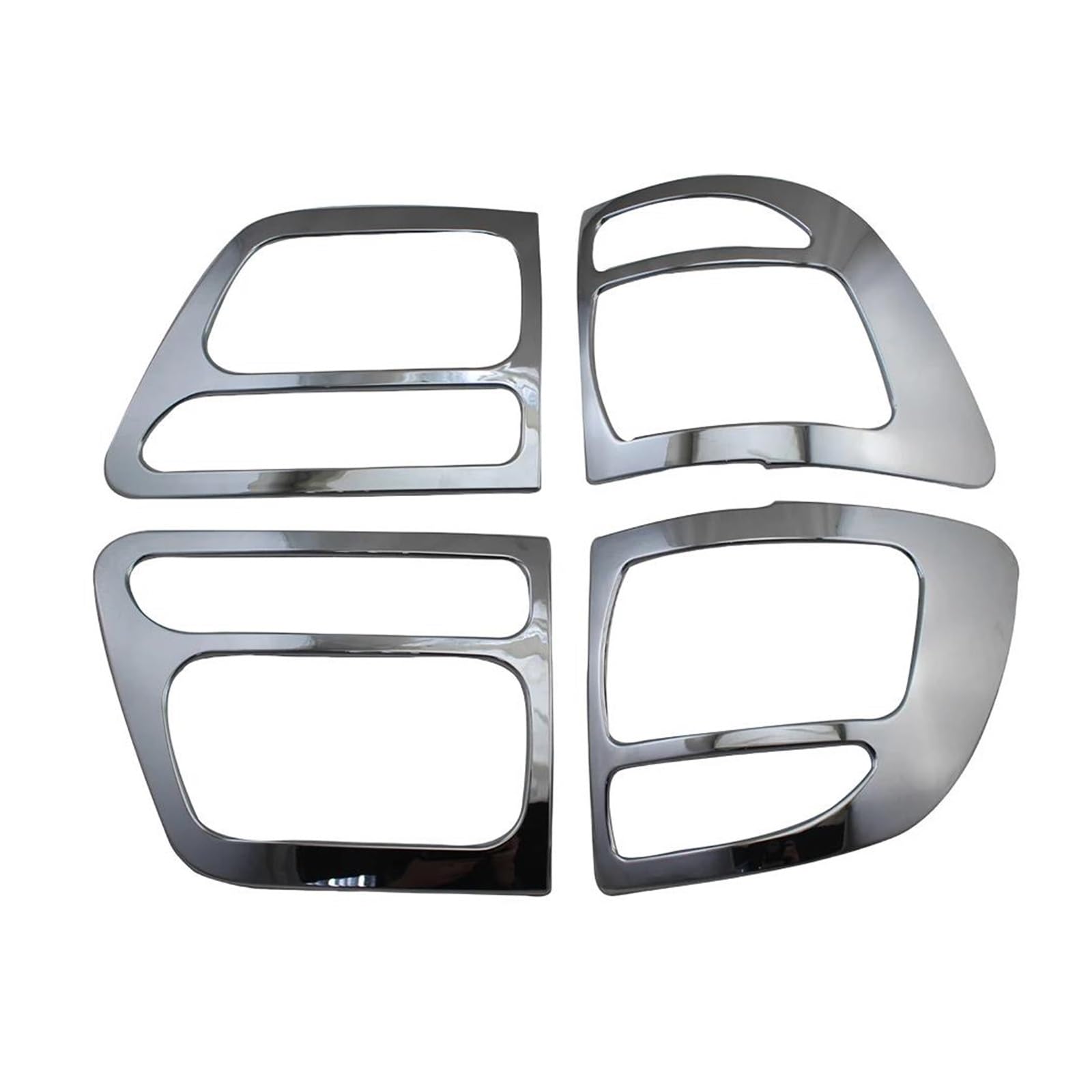 Protector luz trasera cromado para Toyota Fortuner 2006 2007 2008 4