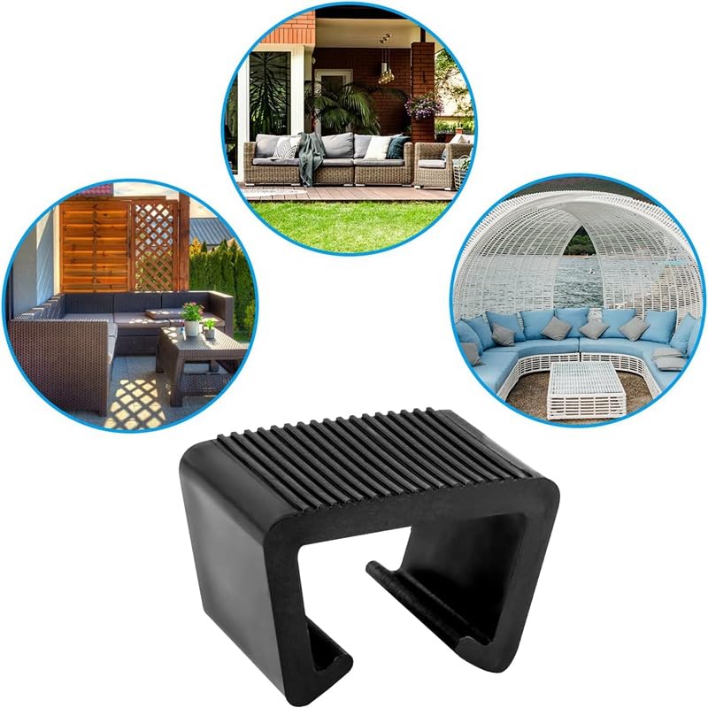 10 Pezzi Clip Per Mobili Da Giardino Connettori In Rattan Antideformati Divani Esterno Morsetti Plastica Sedia Vimini 88059969