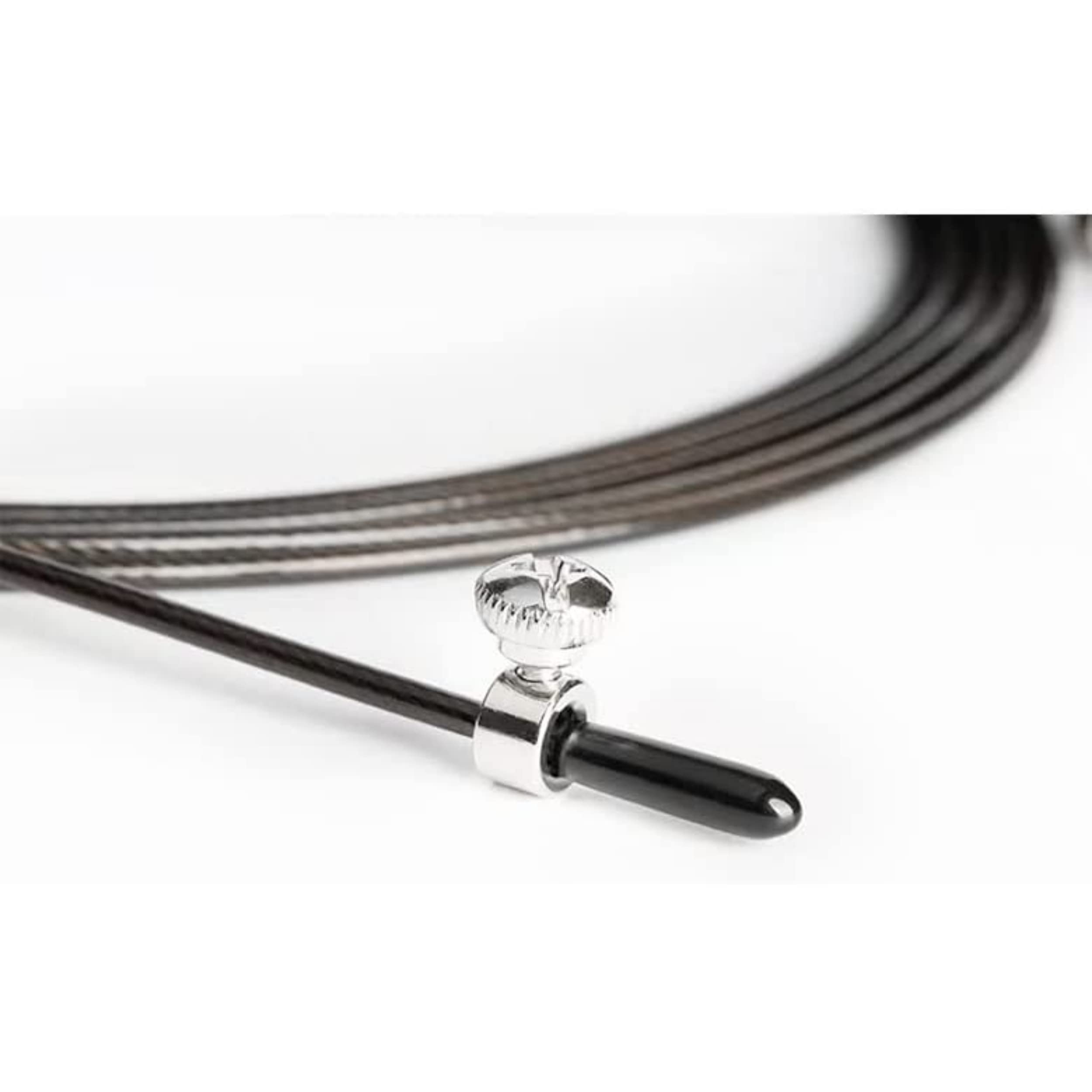 VAZCAN® Corde à Sauter Pour Boxe Et Fitness - Corde à Sauter Réglable Avec Câble En Acier Et Roulements - Idéal Pour Crossfit, Cardio, Exercice à La Maison Et Salle De Gym