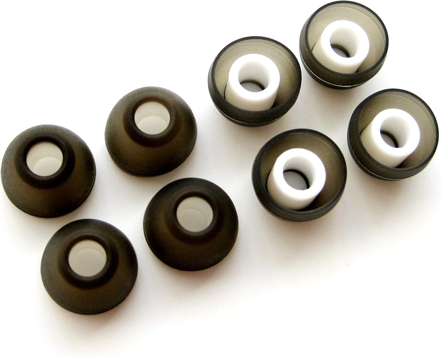 8pcs Eartips Compatible with LG Tone Free HBS-FN7 HBS-FN6 HBS-FN4 True Wireless Earphones - Medium Ergonomical Comfort Replacement Set Earbuds