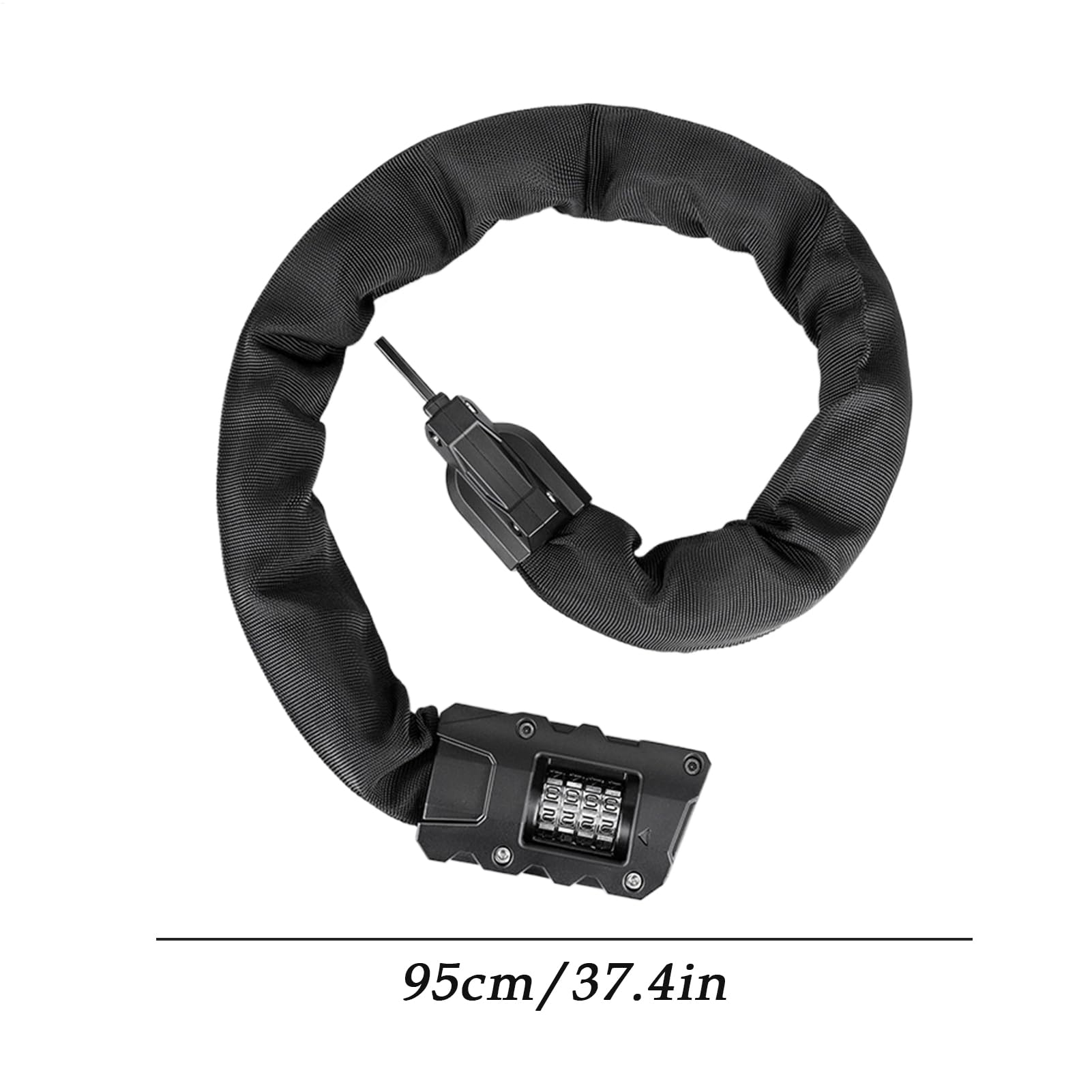 Candado Para Bicicleta Con Combinación 90 cm Resistente Antirrobo | Candado Para Bicicleta Eléctrica Para Ciudad Montaña Carretera Viaje Exterior Seguridad Ciclismo