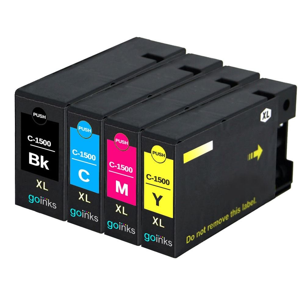 Juego De 3 Cartuchos De Tinta C/M/Y Compatibles Para Canon PGI-1500XL - Para Impresoras PIXMA MAXIFY, 13 Ml Cada Uno