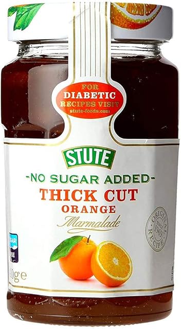 STUTE Diabetic Thick Cut Orange Marmalade 430g (PACK OF 1)