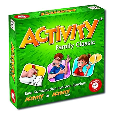 Piatnik 6050 Activity - The Classic Game as a Family Version With Junior and Original Cards, from 8 Years and Over, 3 to 16 Players, Miming, Drawing, Party Game Cover