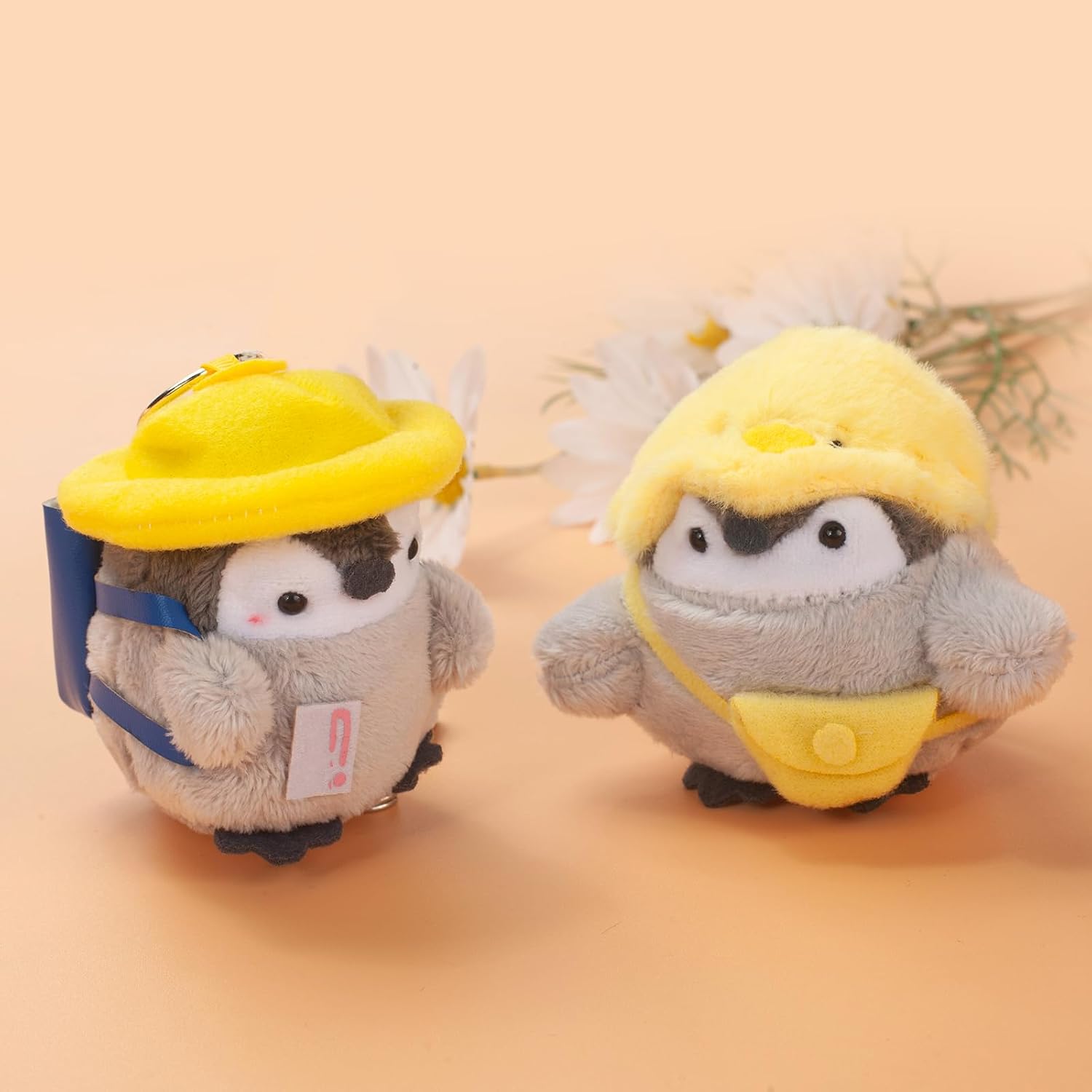 Penguin Keychain for Women, Plush Stuffed Animal Plush Bag Charms Cute Stuff for Handbags Purses Car Keys