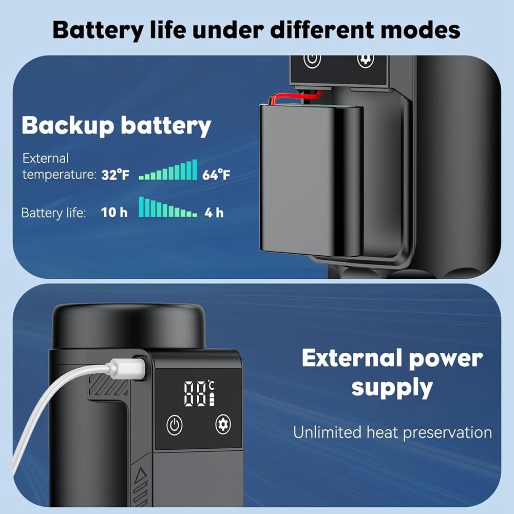Estuche de Viaje para Enfriador de Insulina, Enfriador Portátil para Medicamentos Diabéticos con Carga USB y Batería de Respaldo, Insulina A 0-18 °C.