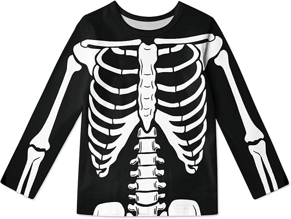 RAISEVERN Boys Girls 3D T-Shirt Graphic Print Tees Long Sleeve Shirts Size 6-14