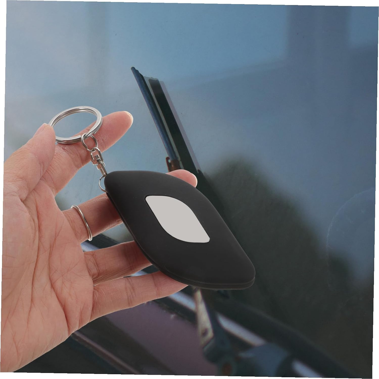 ABOOFAN Car Wiper Repair Tool Windshield Wiper Restorer for Efficient Strip Restoration Portable Auto Repairer with Key Ring Black