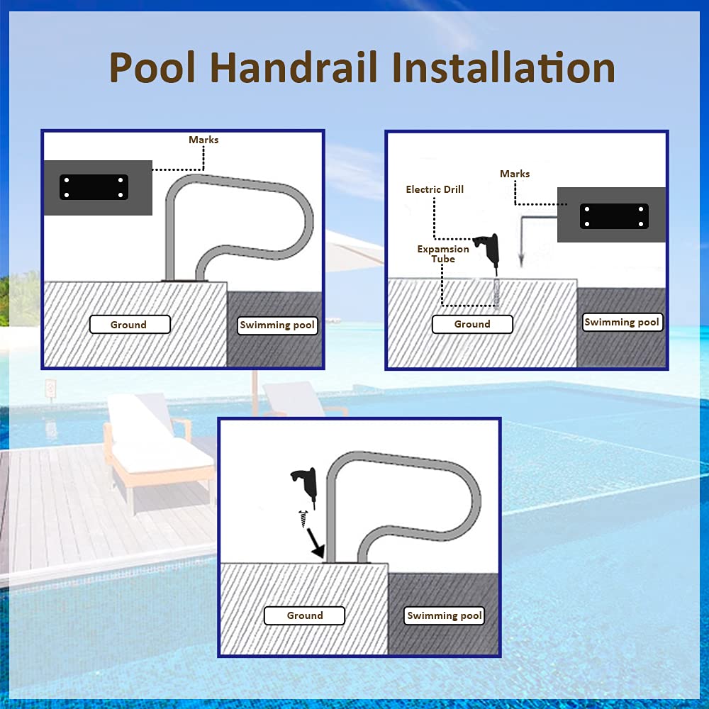 Schwimmbad Pool Haltegriff Pool Edelstahl Griffbogen