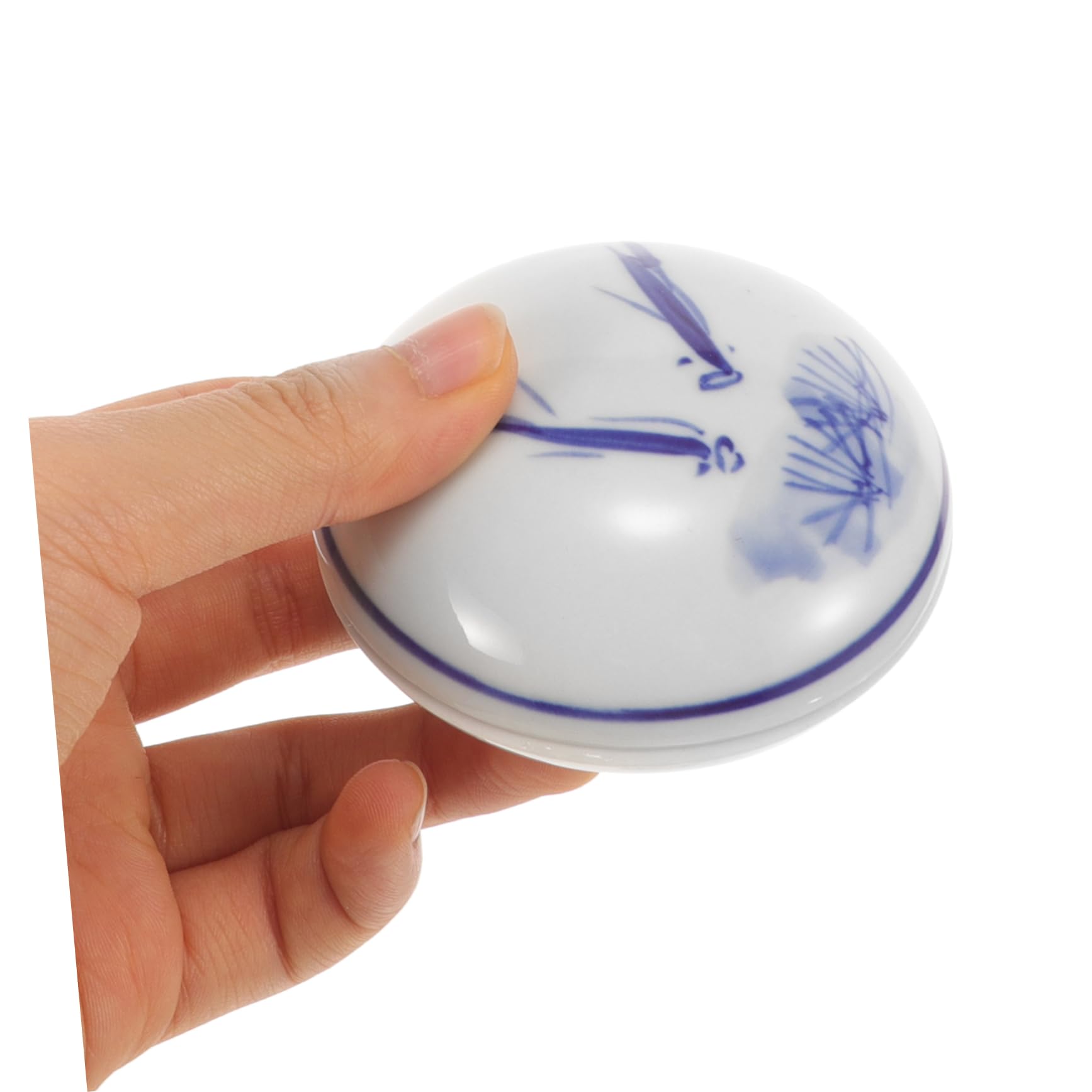 NUOBESTY 3stücke Portable Kalligraphie Stempelkissen Hochwertiges Keramik-Design Für Kreative Und Schreibprojekte Für Kunststudenten Und Hobby-künstler