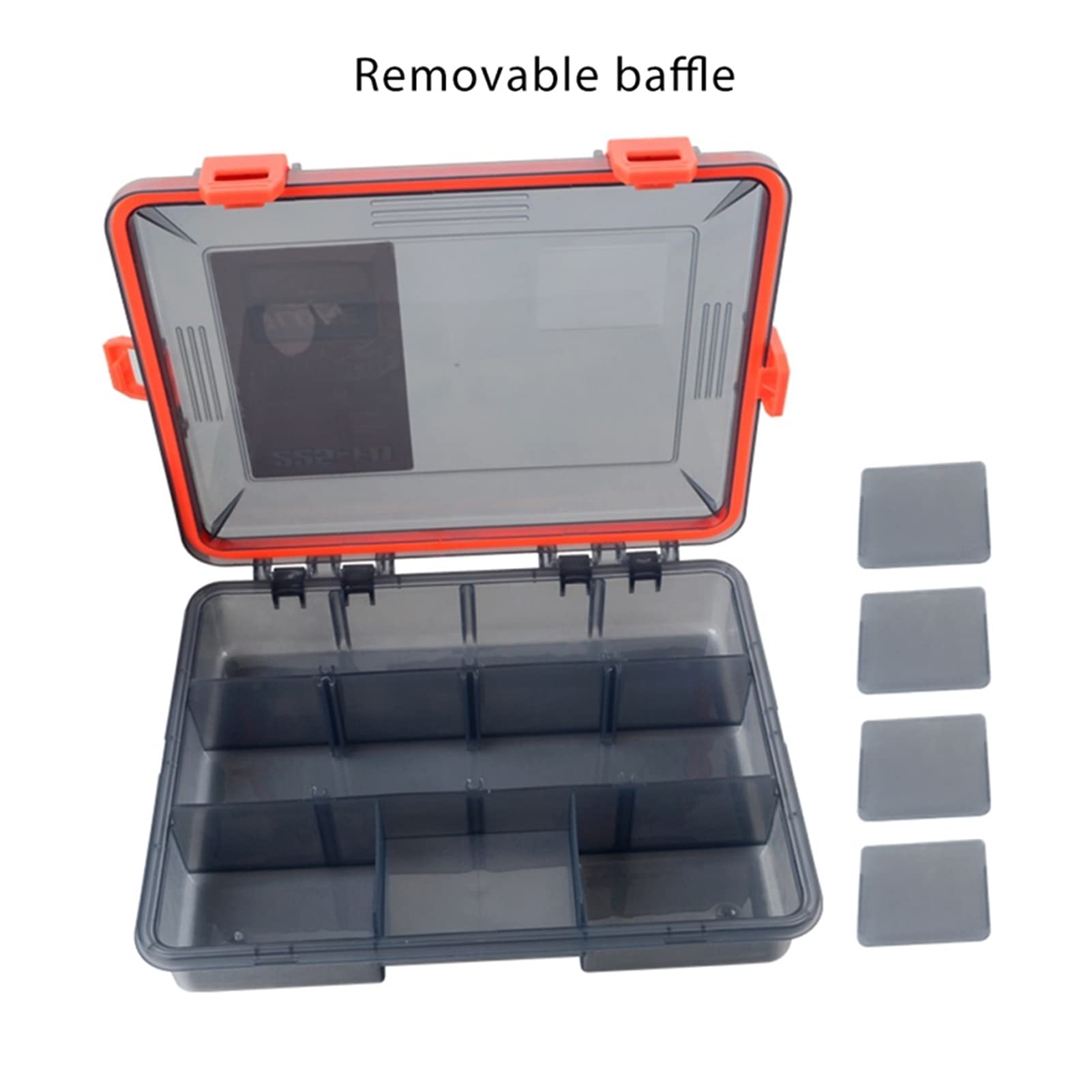 Angelzubehör Angelausrüstung Zubehör Box Köderkoffer Einschicht Einsatz Lure Box Multifunktionale Plug-In Speichern Angelegenetriebe Zubehör Tragbar Kleinteilebox