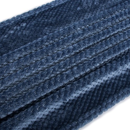 Fuzzy Blanket Or Fluffy Blanket For Baby, Soft Warm Cozy Coral Fleece Toddler, Infant Or Newborn Receiving Blanket For Crib, Stroller, Travel, Decorative (28Wx40L, Xs-Smoked Blue) #TOP7