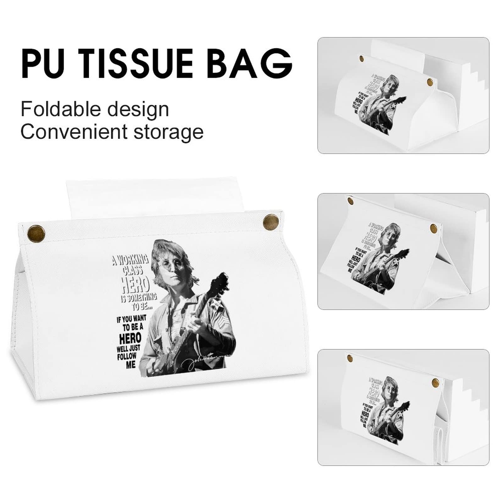 Amazon.co.jp: Tissue Cover, John Lennon, Tissue Bag, Tissue Case