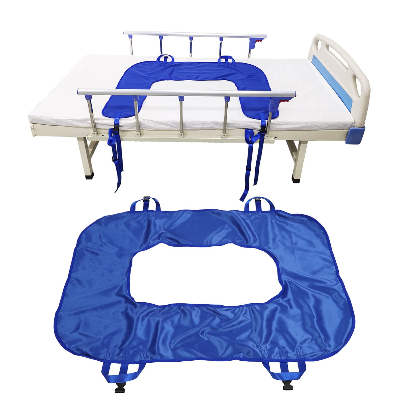 Dioche Patient Turning Device, Hollow Out Design,Prevent Bed Sore, Positioning Bed Pad Help Turn Over Pad for Paralysis Elderly, Patient Position Bed Pad (M)