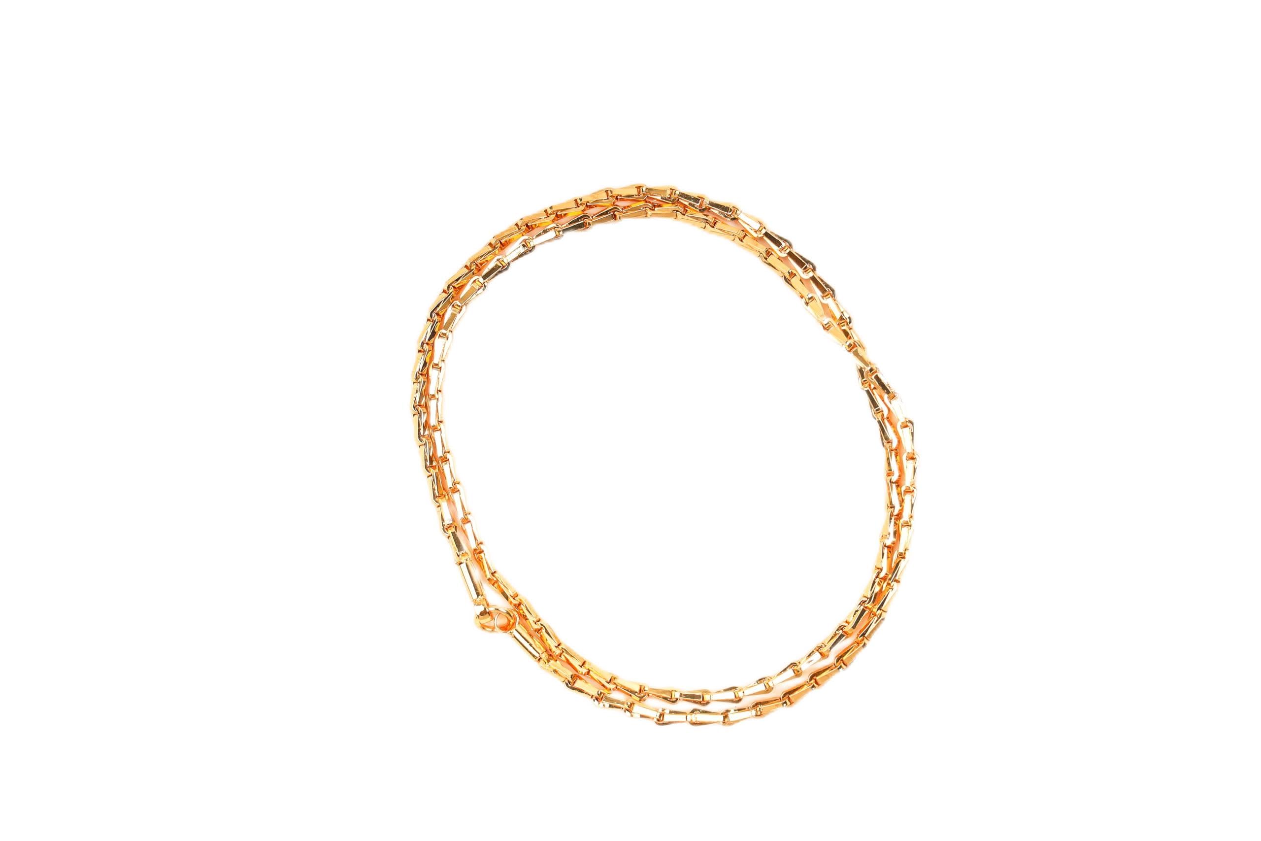 Traditional impon (Panchalokha) gothumai (Wheat) design chain for women and girls (24 inches) Daily use-picture-17