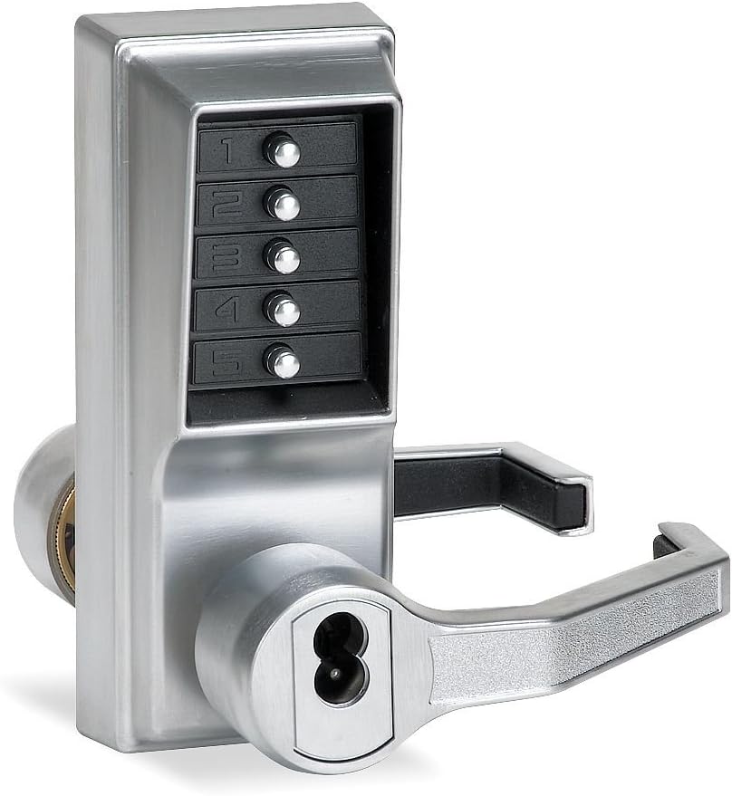 Push Button Lock, Entry, Key Override