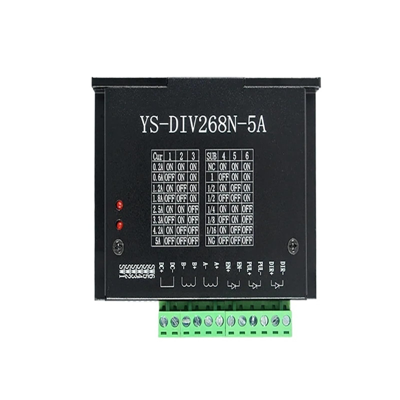 Pilote de moteur pas à pas YS-DIV268N-5A pour CNC