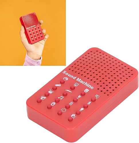 Miniatura 9 de Fabater Máquina de sonido electrónico portátil, broma novedosa para niños y adultos, divertida máquina de sonido con 16 efectos de sonido, juguete