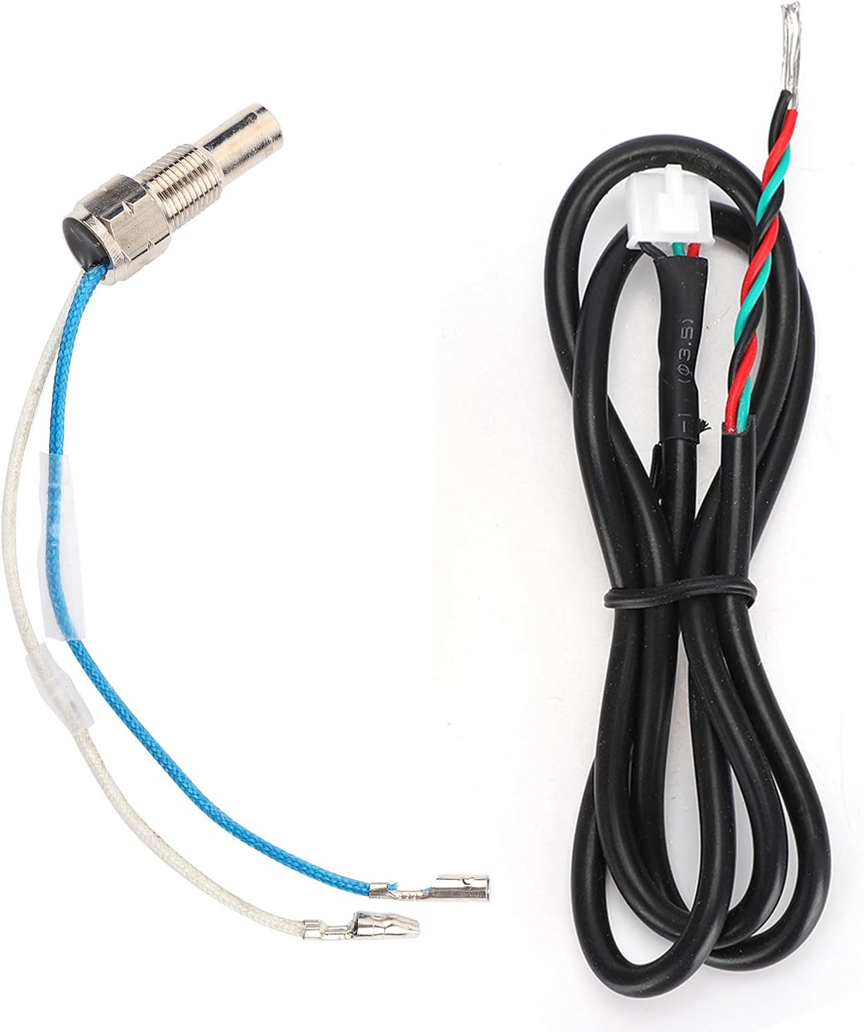 Brilluxa Oil Temperature Gauge, 52mm Oil Temp Meter, Pointer LED Gauge, 7-Color Sensor Gauge, Car Oil Temperature Monitor 2in